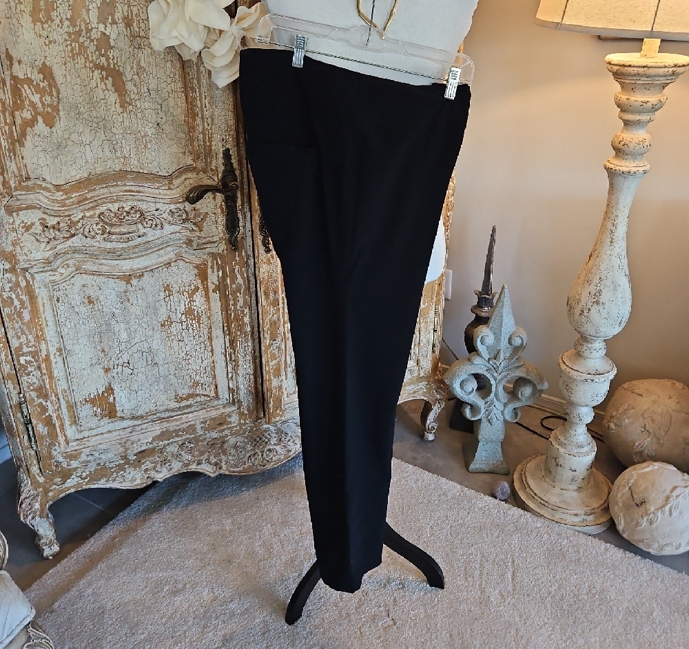 torrid Black Wide-Leg Ponte Pants - Picture 7 of 8